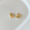 Gold Bubble Earrings