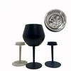 Water Bottle Premium Stainless Steel Wine Glass Double Wall Insulated Unbreakable Goblets