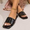 Large size sandals women's fashion versatile flat-bottomed slippers women's non-slip beach shoes women's open-toed slippers women