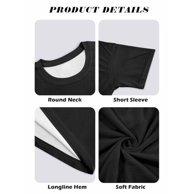 European sizes LooseShirt T-Shirt Crew Neck Summer Tops For Men Casual Style Comfortable Slogan Graphic Tee Tops For Men