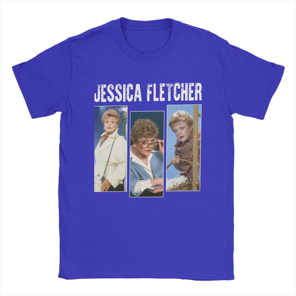 Three Faces Murder She Wrote Fletcher T Shirt for Men 100% Cotton Funny T-Shirt Crewneck Tees Short Sleeve Clothes Birthday Gift