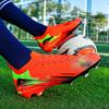 Professional Men's Outdoor FG Bottomed Football Shoes Adult Durable Comfortable Training Shoes Teenagers Lace Up Soccer Shoes