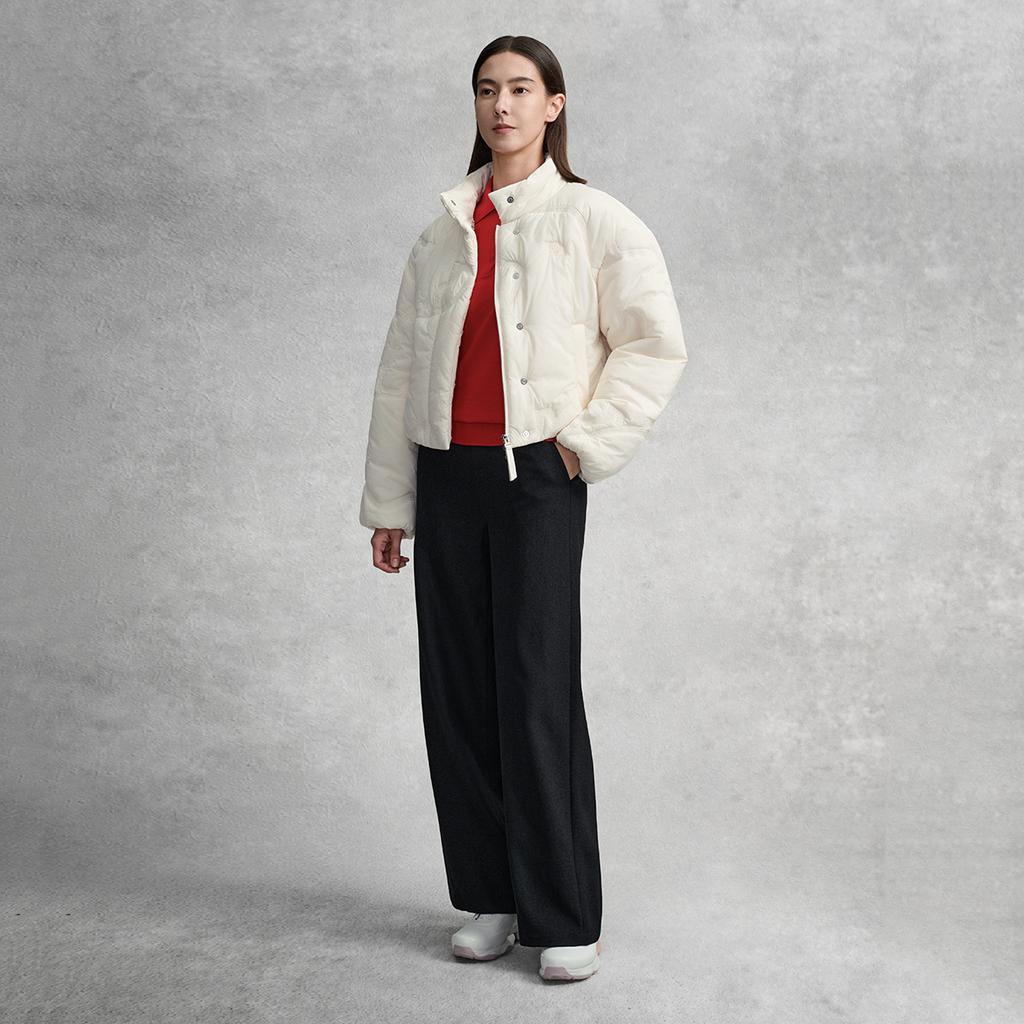 FILA Golf Series Fashionable Personalized Trendy Minimalist Classic Sports Casual Comfortable Versatile Warm Short Cotton Jacket A11W615911FIV