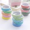 Handbook Tape Solid Color Masking Tape Scrapbooking Adhesive Tape Tape Set Decorative Tape