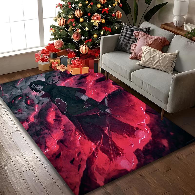 1pc Digital Printed Chair Rug for Home Office Use, naruto Carpet Appropriate for All Seasons, Soft Area Carpet