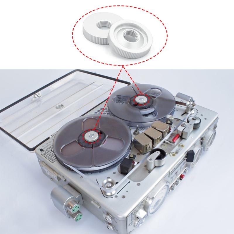 Precised Machined Aluminum Fixing Nut Tape Recorder Accessories Featuring Enhances Detail and Five Color Optional