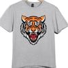Tiger T Shirt Roaring Big Cat Graphic Tee Fierce Wild Animal Streetwear Top