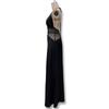 European Style 2025 Summer Women's Deep V Lace-Up Backless See-Through Slim Fit Dress