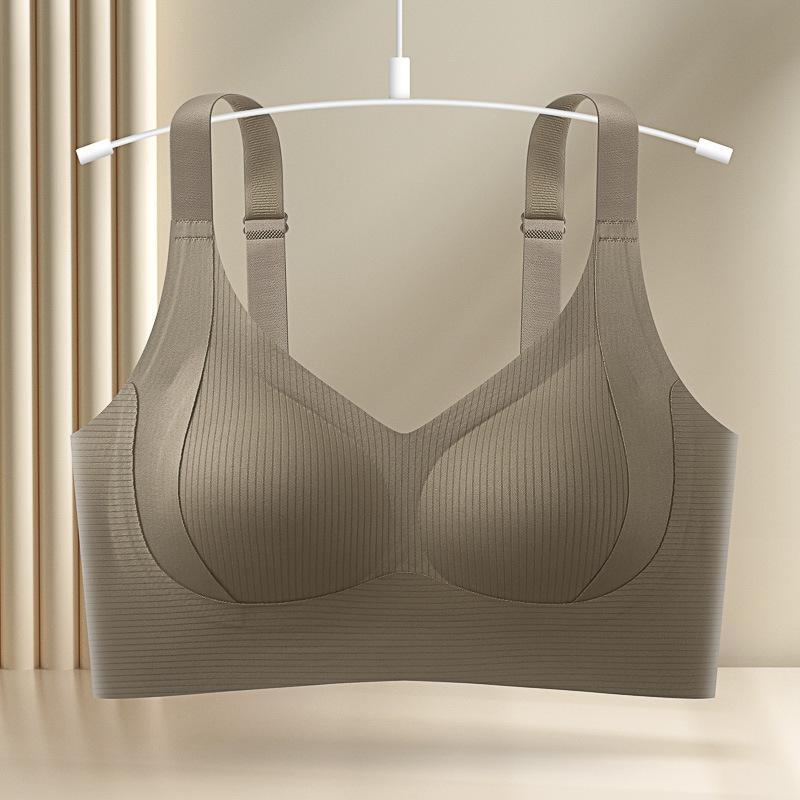 Us Eu Size Plus Size Seamless Wireless Push Up Back Closure Bra