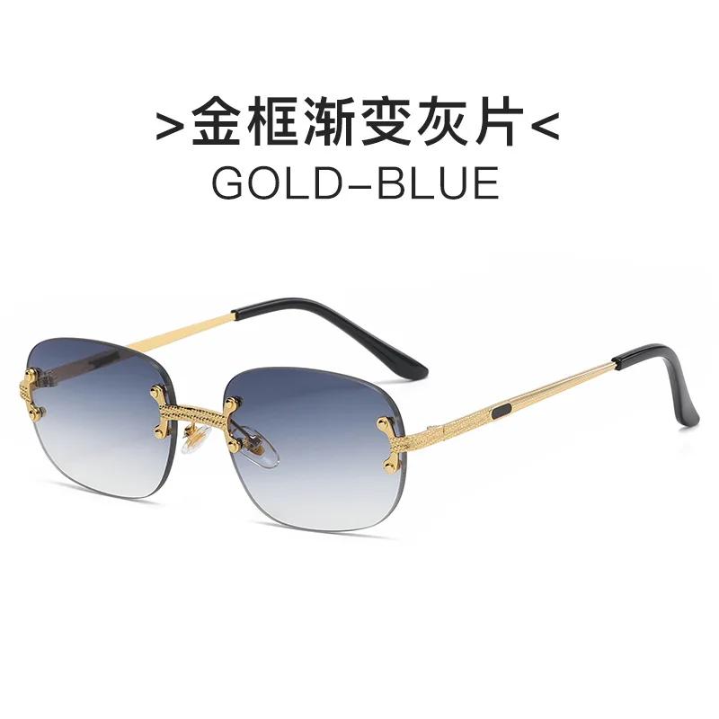 Small Metal Sunglasses Vintage Oval Frame UV400 Luxury Brand Design for Women Men Mirror Sun Glasses Gafas De Sol