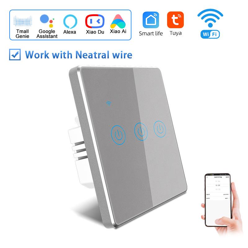 Graffiti EU Smart WiFi Touch Switch with Alexa Voice Control