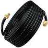 Leeyovk SMA Male To SMA Female 10M RG58 Extension Cable Heat Shrink Tubing Low Loss WiFi Antenna SMA Extension Cable for 3G 4G LTE LAN Cable Not for
