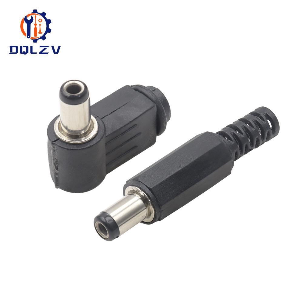 5.5*2.5mm DC Power Supply Male Plug Connector 5.5x2.1mm Female Metal Panel Mount Socket Jack DC Connectors Terminal Adapter