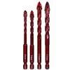 4/5/6 Stück 6/8/10/12mm Effizientes Exzentrisches Bohrer-Set 1/4 Zoll Schaft Für Glas/Zement/Granit Und Betonbohren