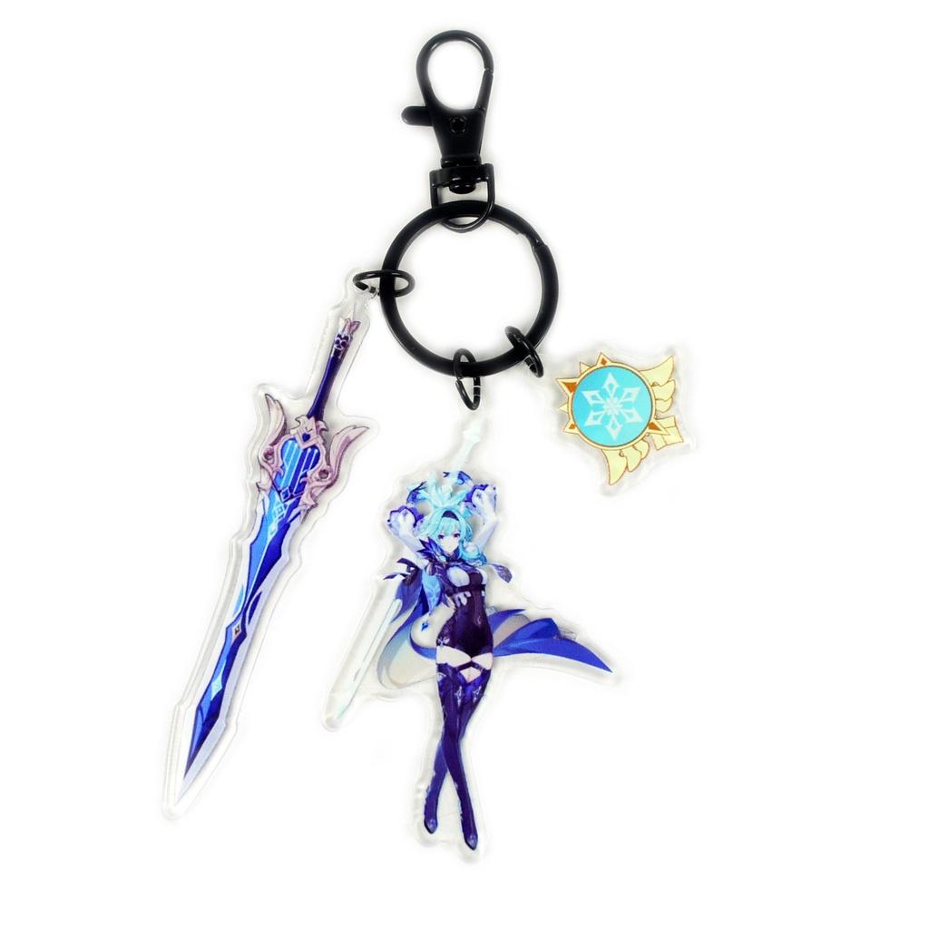 Genshin Barbatos Impact Keychain Game Figure Pendant Ornament Gifts Birthday