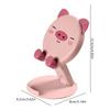 Adorable Cartoon Plastic Phone Holder Foldable Multiple Device Support Stable Desktop Organizers for Travel