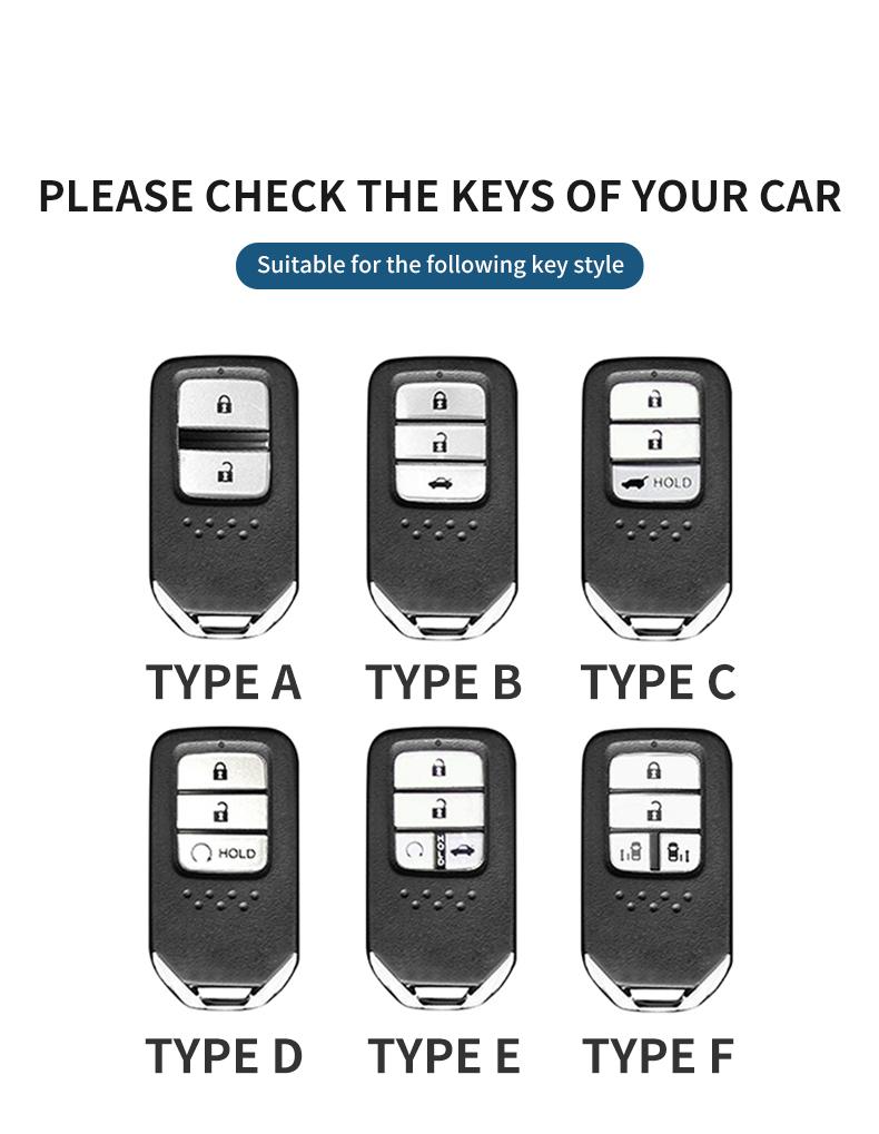 Zinc alloy Car Smart Key Case Cover Protection Shell Fob For Honda New odyssey Elysion Control Hybrid Power Keyless Accessories XD9