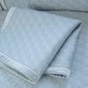 Sofa Cushion Summer Non-Slip Pure Color Ice Silk Summer Mat Simple Modern Cream Style Cool Pad Sofa Cover Slipcover