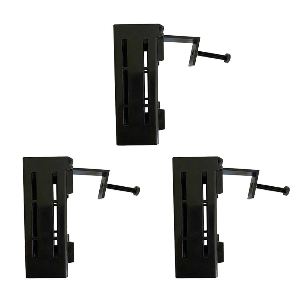 Water Culture Planter Aquarium Plant Basket Plastic Aquatic Plant Holder  Aquarium 0.79-1.57 in-Black Square