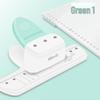 Notebook Puncher 9027: 4mm Multi-Hole Punch for Loose-Leaf Binders, 3 or 6 Holes, Manual Student Use