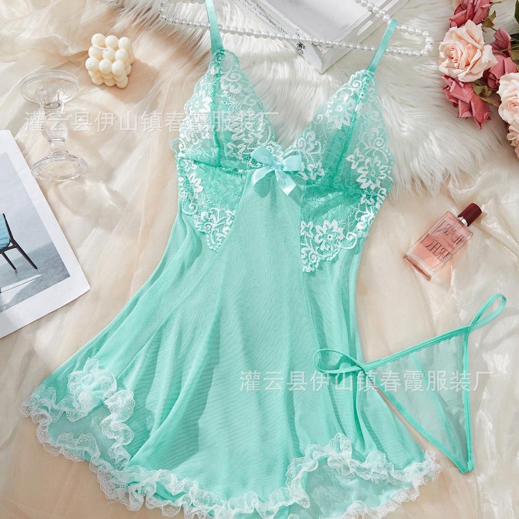 New, Sex Pajamas Suspender Pajamas Lace Lace Sex Underwear Women