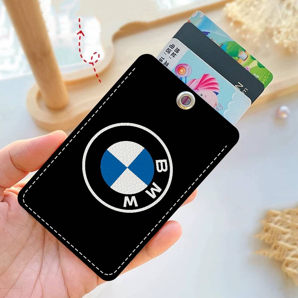 B-BMW-W Personalised Holder Suitable For Bank Card,Subway, Bus Card Wallet Card Case Badge Holder Keychain