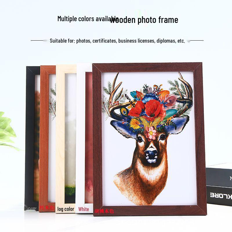 Creative Wooden Photo & Certificate Frame A4 A3 - Desktop & Wall Display