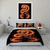 Fiery Dragon Anime Bedding Bedding Set (1 Duvet Cover, 2 Pillowcases, Duvet Not Included)