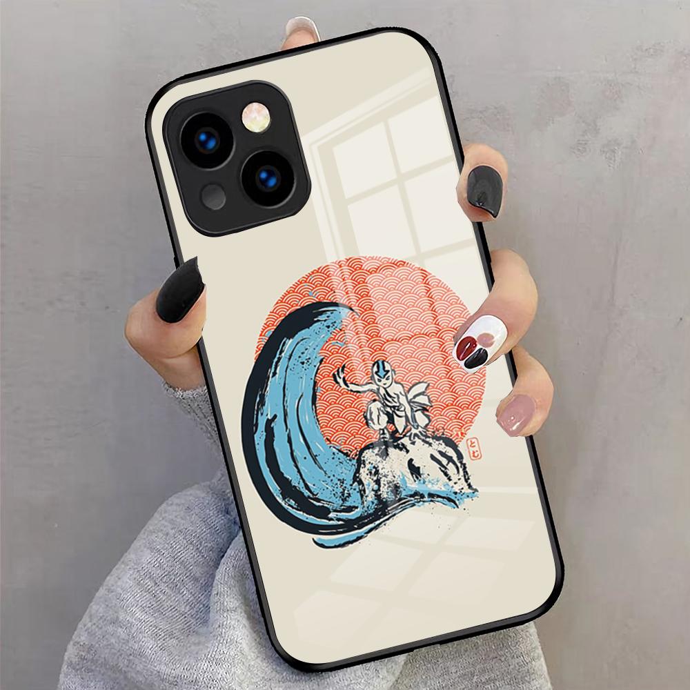 Anime The Last Airbender Phone Case For IPhone 17 Pro Max 16 15 14 Pro Max 13 11 X Xs Xr 8 7Plus Glass Cover