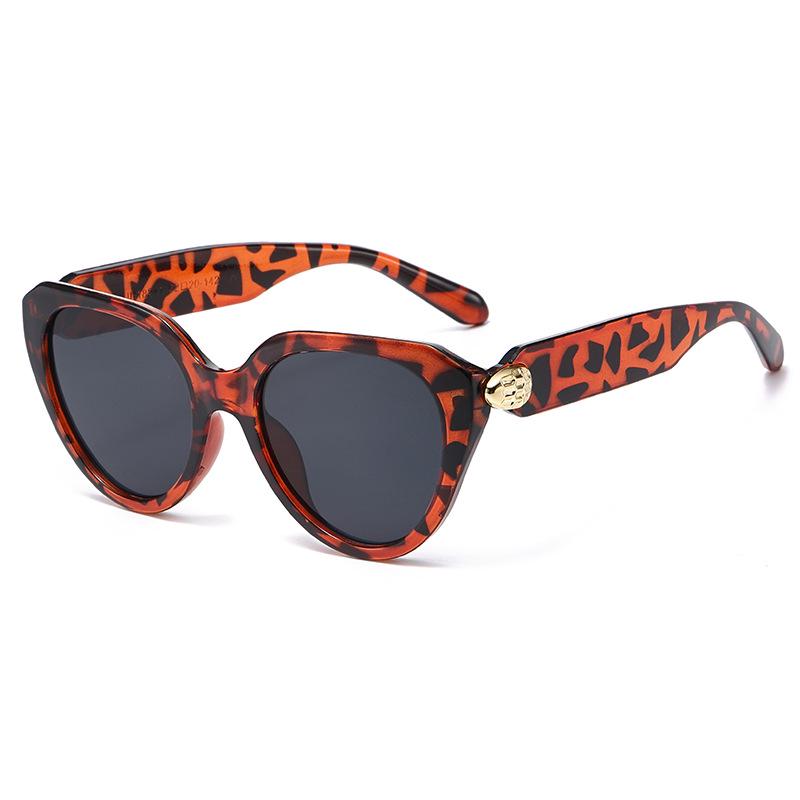 2026 Snake Head Cat Eye Women's Sunglasses: European & American High-End Style with Sun Protection