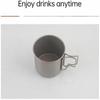 Durable Camping Cup Lightweight Outdoor Drinkware Portable Travel Coffee Mug  Hiking