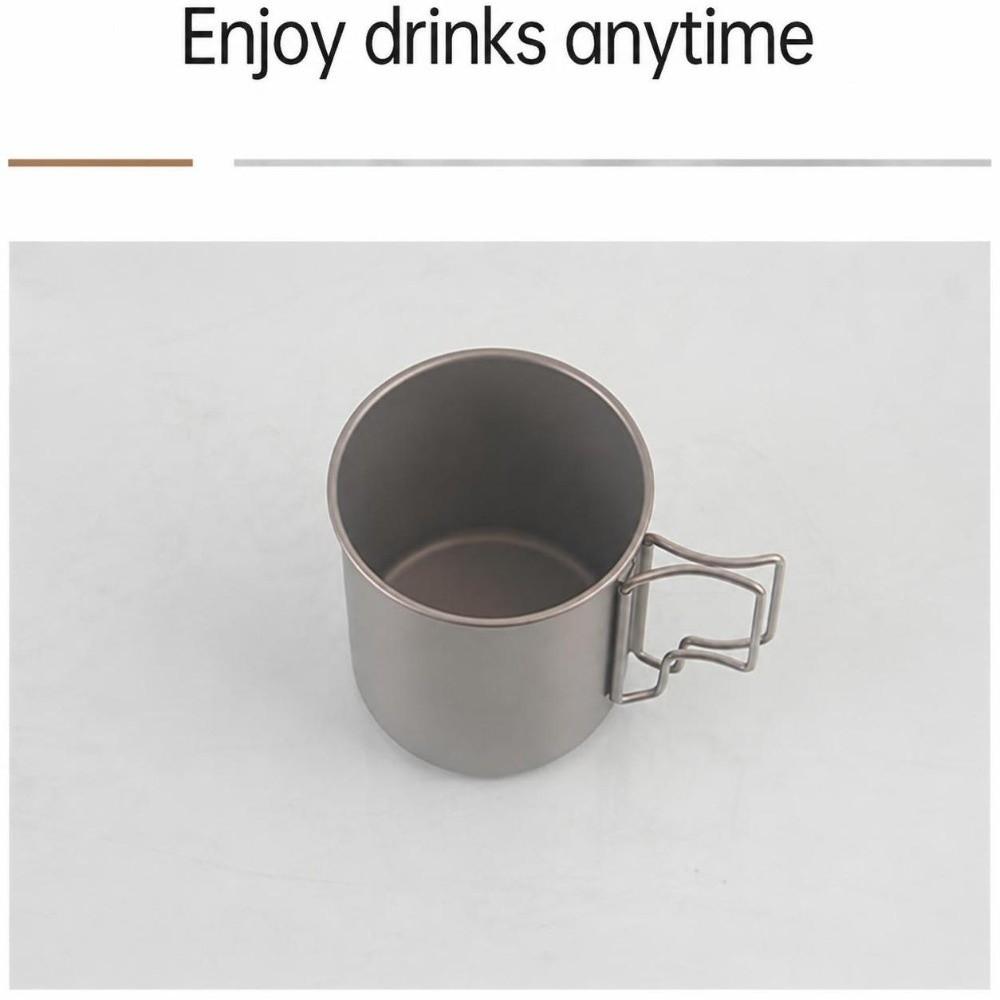 Durable Camping Cup Lightweight Outdoor Drinkware Portable Travel Coffee Mug  Hiking