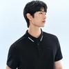 Anta Training Sports Casual Fashion Urban Commuting Skin-Friendly Comfortable Breathable Sweat-Wicking Polo Shirt Men tops Black 952627116-4