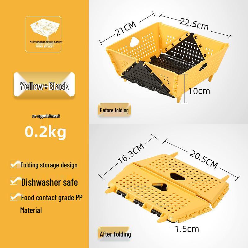 Multifunktioneller faltbarer Obstkorb & Gemüsewaschbecken
