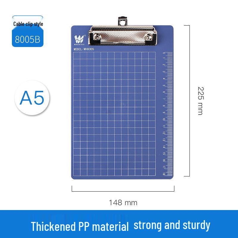 A4 Cardboard Clipboard, A5 & A6 Hanging Writing Pad, Bill and Menu Clip, Plastic Writing Board Clip