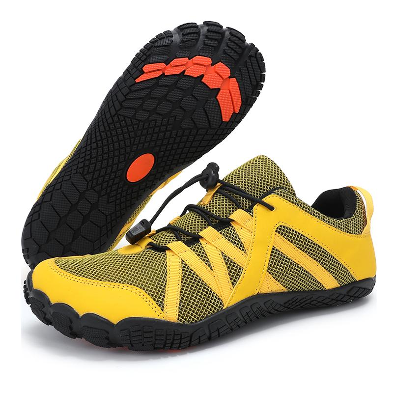 Hiking Sneakers Barefoot Sports Shoes Camping Trekking Shoes Non-slip Elastic Sole Breathable Mesh Fitness Training Footwear