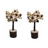 @ Gomti Chakra & Rudraksha Beads Tree For Home & Office 2 Pcs 190Gm Zr-3069-60%Off