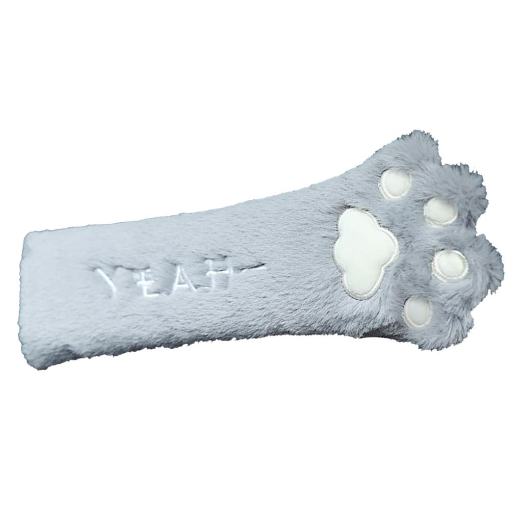 Cute Seatbelt Covers Cat Claws Appearance Comfortable Soft Plush Car Seat Belt Strap Cover for Women