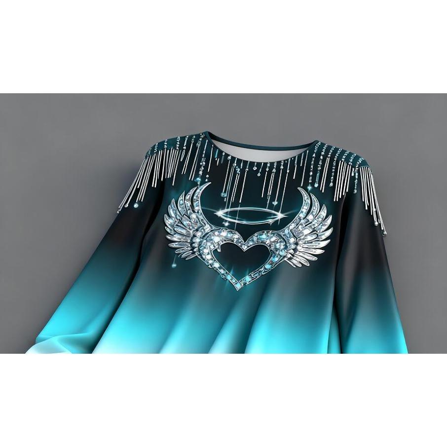 S-5XL Women Autumn and Winter Clothes Casual Long Sleeve Tops Ladies 3D Printed Shirts Loose Tunic T-shirts Pullover Blouses