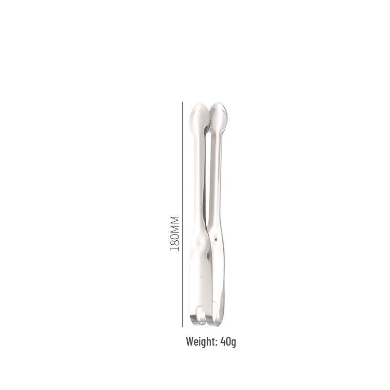 Stainless Steel Korean BBQ and Steak Cooking Tongs - Long, Anti-Scald Design Tweezers