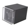 Single Watch Winder Anti Magnetic Automatic Mechanical Watch Winder Storage Box with LED Light for Men Birthday Gift