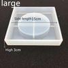 Square Ashtray Silicone Mold Crystal Ultraviolet Resin Plastic DIY Making Accessories Epoxy Handmade Glue Arts Crafts