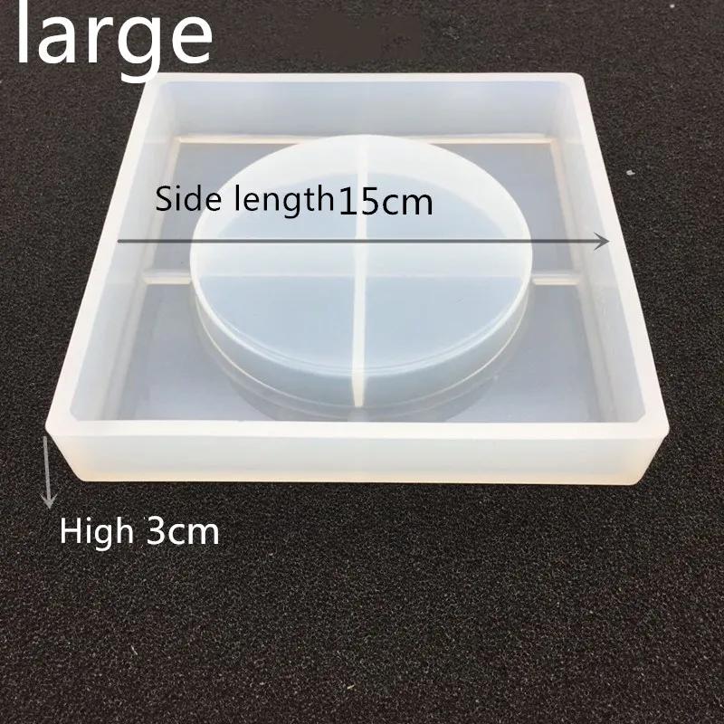 Square Ashtray Silicone Mold Crystal Ultraviolet Resin Plastic DIY Making Accessories Epoxy Handmade Glue Arts Crafts