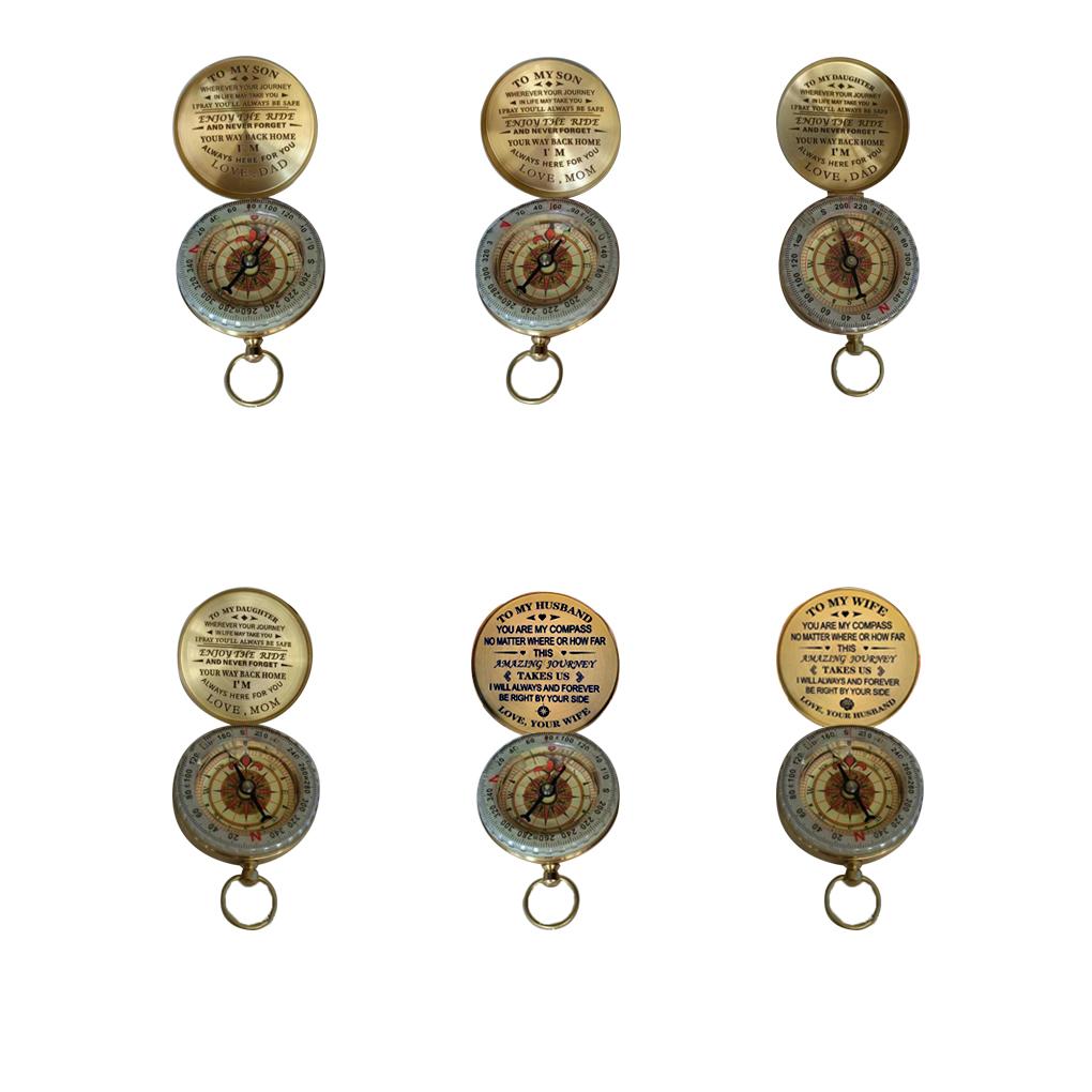 Copper Compass For Outdoor Adventure Durable And Exquisite Craft Outdoor Compasses Camping Compasses