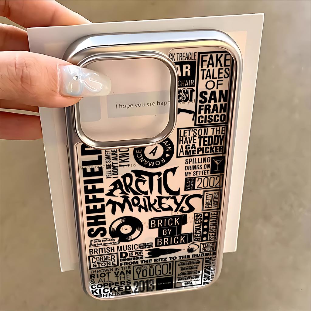 Fashion Arctics Monkeys Phone Case for IPhone 17 16e 16 15 14 13 12 11 Air Pro Max X XR 8 7 Plus Luxury Clear Soft Back Cover