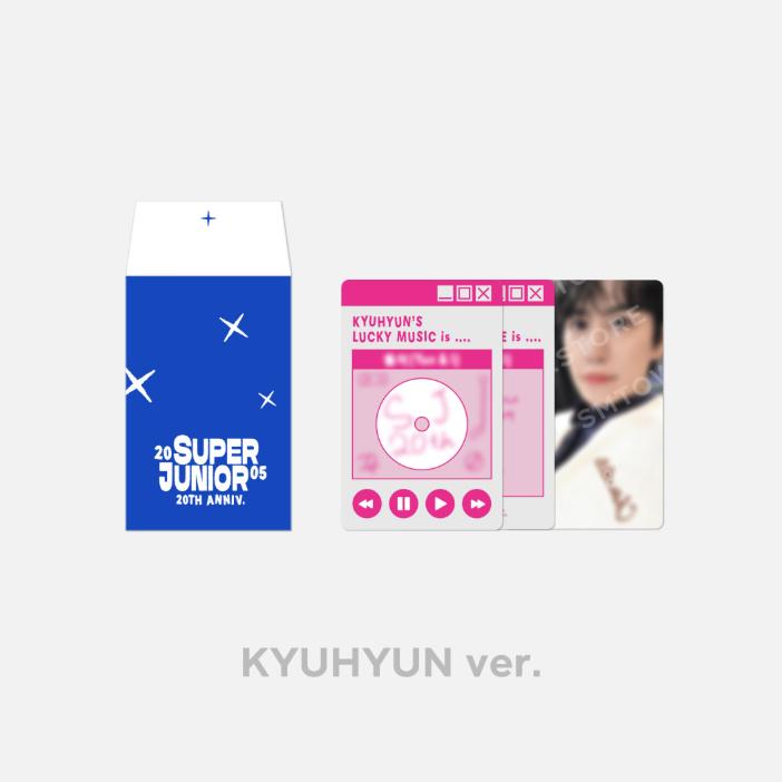 Pre-order SUPER JUNIOR 20th Anniversary Lucky Card Set