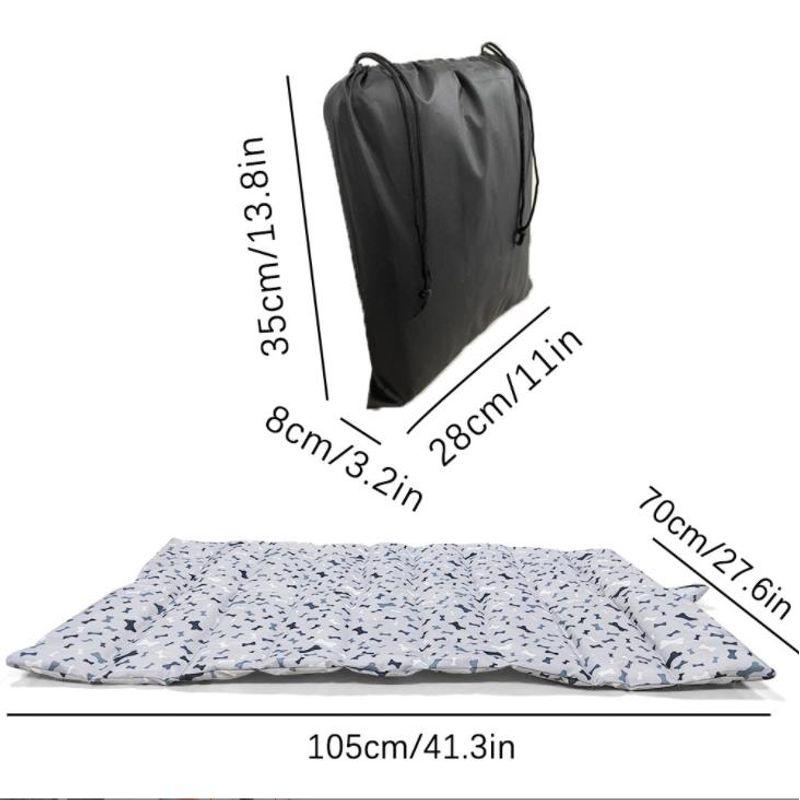 

Outdoor Waterproof Teddy Large Dog Non-Stick Wool Dog Mat 110*68cm Large Waterproof sleeping mat/bone