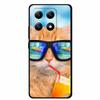 For Xiaomi 15T 5G Case Soft Silicone Black Phone Cover for Xiaomi 15T Pro 5G Cartoon Wolf Lion Bumper Dustproof Coque for Mi 15T