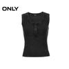 ONLY Women's Ribbed Round Neck Knit Tank Top