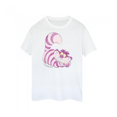 Camiseta feminina/senhora Cheshire Cat Boyfriend
